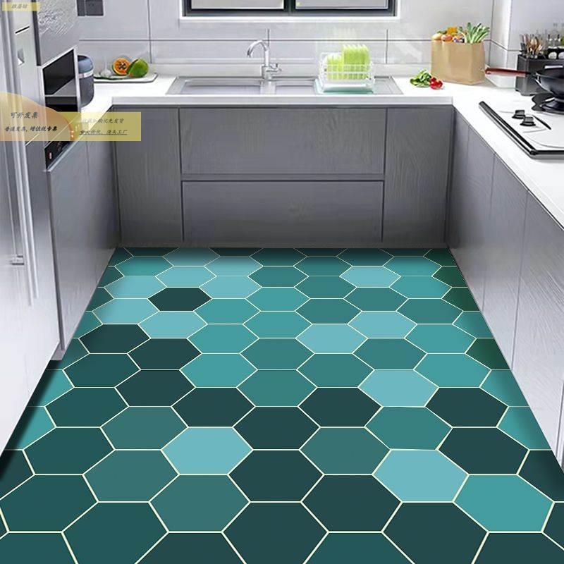免13洗厨房地垫满铺耐脏防水家防防油滑用大面积毯地地垫子脚垫定