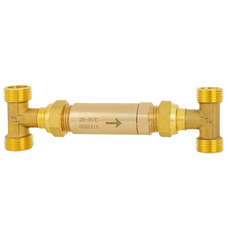 h阀零冷水温控阀单向阀循环阀4分自动恒温燃气热水器回水阀止新款