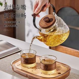 6只高档精致喝茶专用杯高级感轻奢高颜值小茶杯茶具 玻璃茶杯套装