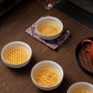 汝窑陶瓷哈哈杯个人专用主人杯趣味喝茶杯单杯创意品茗茶盏茶杯碗