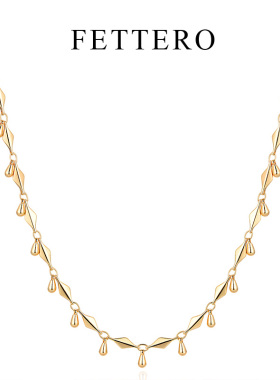 fetro铜合金项链【菱形水