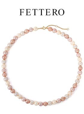 fetro铜合金项链【棉花珍