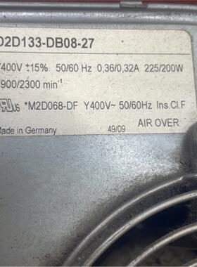D2D133-DB08-27 AC400V 190/255W 德国进口 进口离心鼓风机