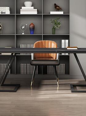 意式时尚简办约桌简约公现代47116板简易书岩桌卧室家用书房电脑