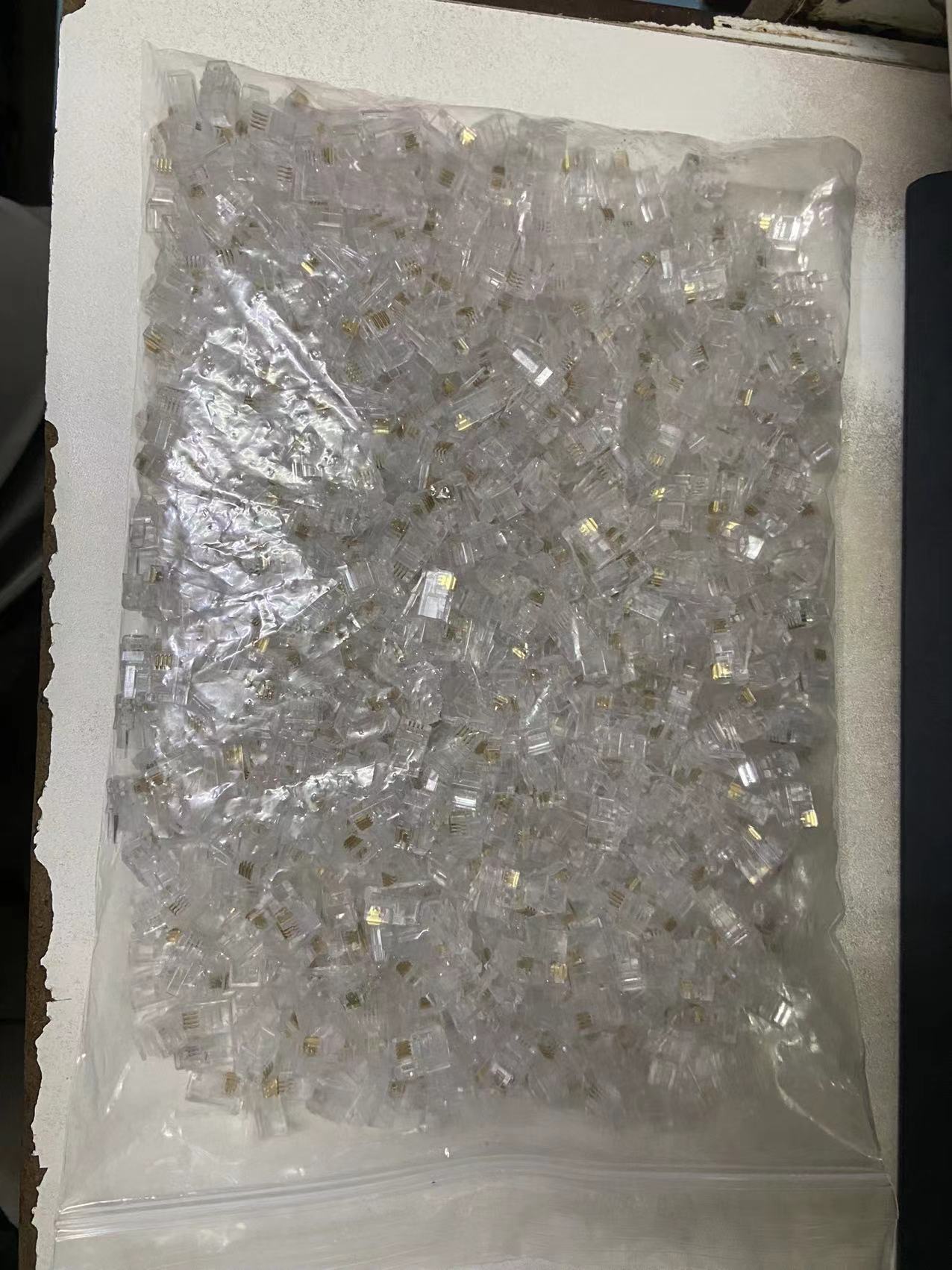 4p4c水晶头1000个/袋