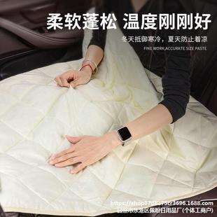 7925毯子四季 车排载抱枕被子二两用车用后折叠合一ali 睡盖觉毯夏