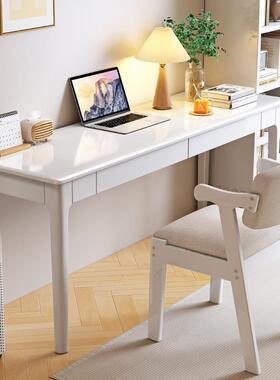 R宽*实全木窄书40/45cmNL303#MZ办公桌家用电脑桌子卧室桌小户型