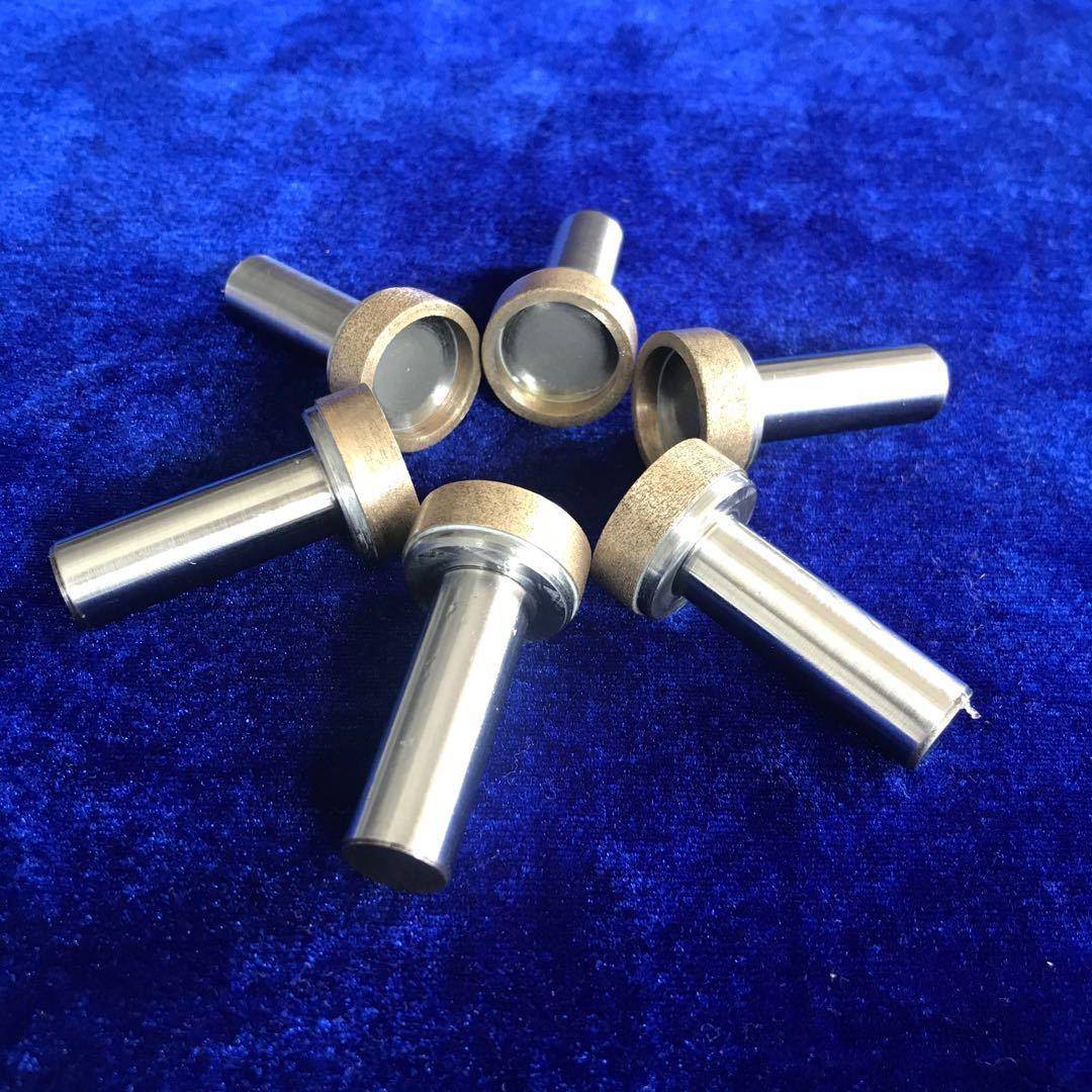 异形烧石结cbn刚砂轮青烧结MDL铜金磨头磨石英硅晶玻璃用磨头