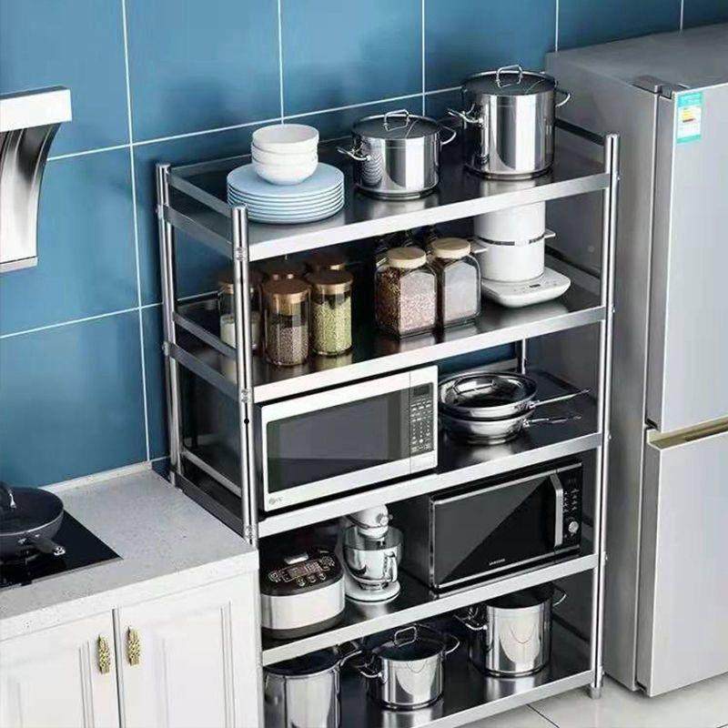 304不四锈钢置三架CD100557层层五层微物波炉置物架收纳架货架,收纳整理,书桌收纳置物架,淘宝优惠券,粉丝福利购,淘宝优惠卷