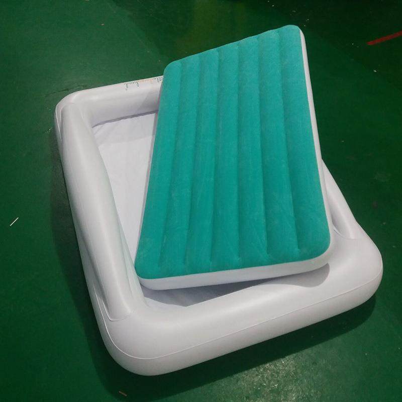 充儿童气旅行床携式充气床垫床睡002112带安全床栏便幼儿床垫