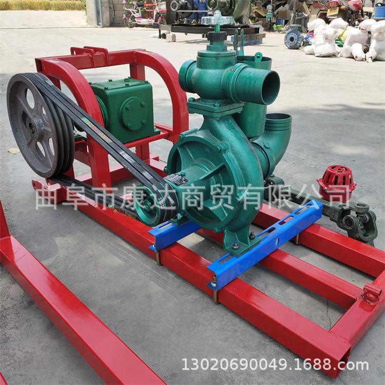 拖拉649连机带传动轴接水泵接滴管微带高压泵柴油喷喷灌泵