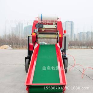 临沧轴承外置青捆贮打包机玉秸米秆青储打包机打包YK5552膜一体机