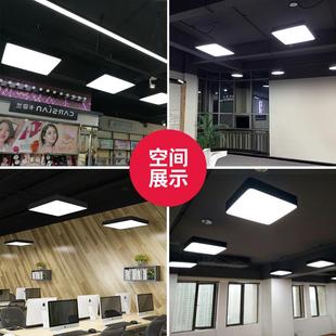 过led公室灯具超亮现代简约正形道方走廊商用照办明VWY教室店铺吊