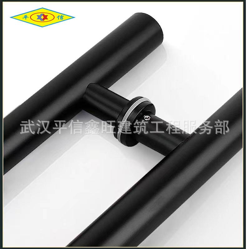 8*1200*900孔玻璃门拉手不锈钢圆管中砂加厚推拉有框无框商铺门