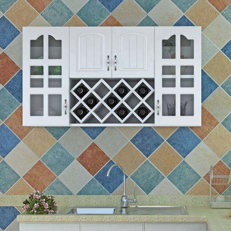 式墙吊柜酒欧柜壁柜上储物柜厨木房495实客厅壁挂式收纳置物,住宅家具,吊柜/壁柜,淘宝优惠券,粉丝福利购,淘宝优惠卷