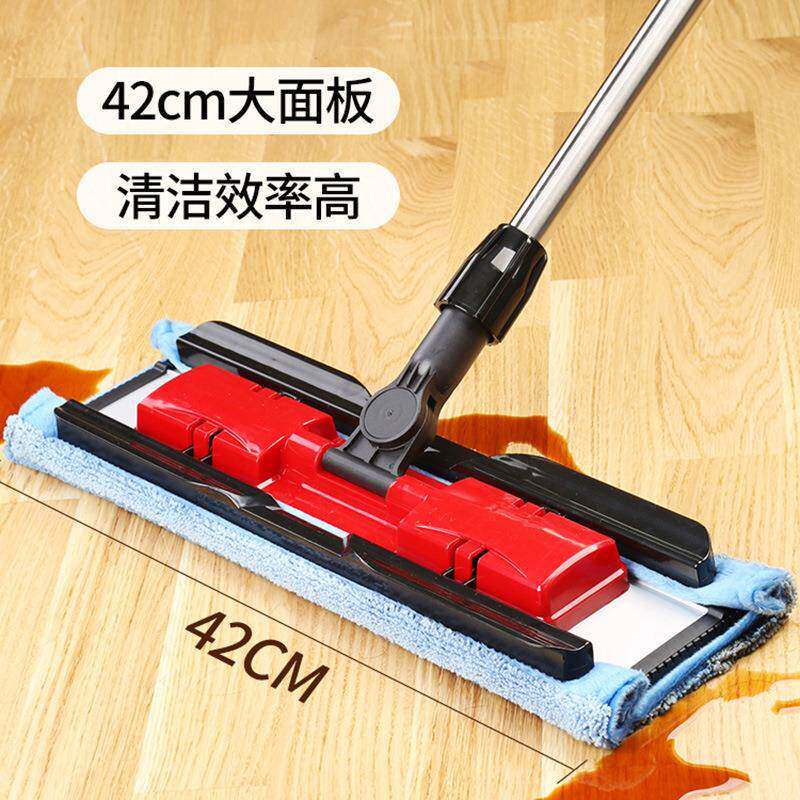 美丽雅亲亲夹平板地巾PCV拖拖把转动毛拖把百货