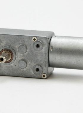 3CEW246蜗轮蜗杆直减2速0电机37流电机自锁力强12V4V直角减速电机