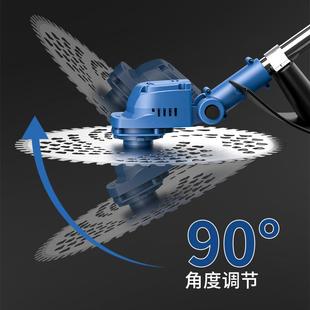 家用手持除草机多功能锂电打草机无刷剪草机电动割草机充电园林