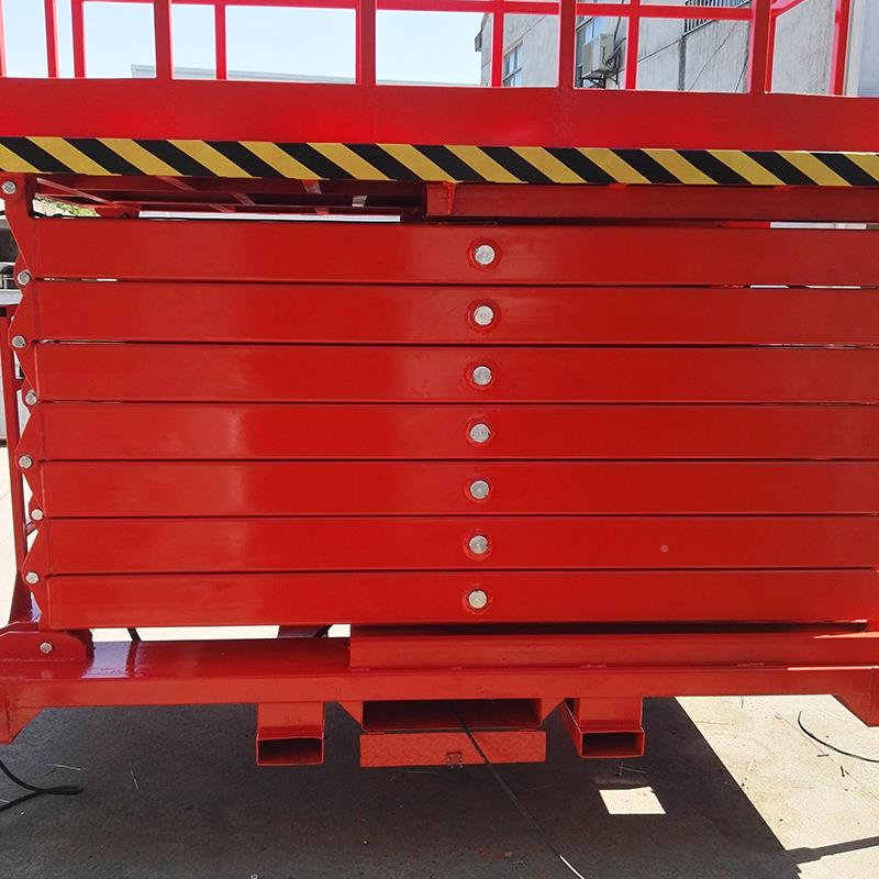 14m电动升降机升室外高空作业车仓库工移动升剪叉式降898厂平台可