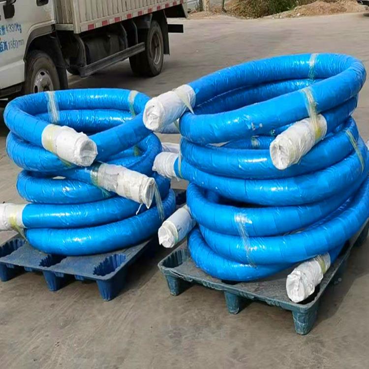 长混凝土输送软管153米橡胶软管布AAZ料橡机软管钢丝耐磨胶2管