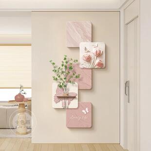 奶SMR-126过油玄关装饰画水户培绿植走风廊道挂画感入正对门壁灯