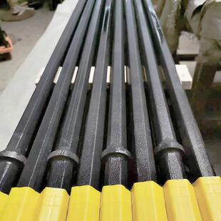 中棱空六H2强2高度风钻杆耐磨道H22金属隧矿用空心风钻杆合金钻杆