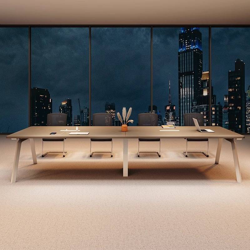 会议桌长桌会议室办公桌椅组合简约现代商务洽谈办公室谈判开会桌
