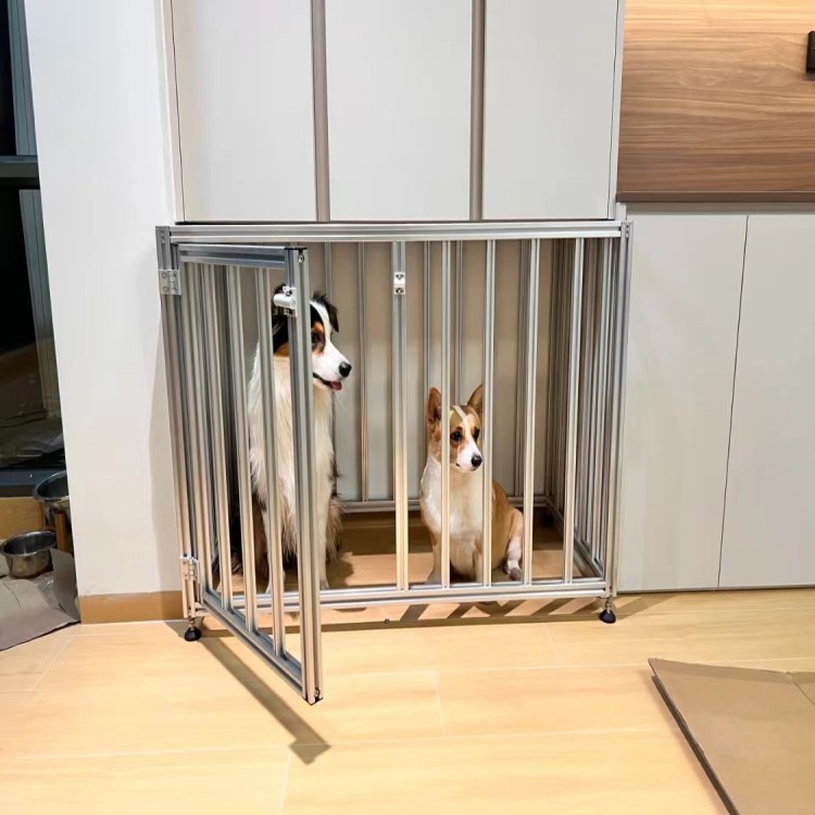 4040型材搭建 小型宠物“别墅”   笼舍 俱乐部 上门测量