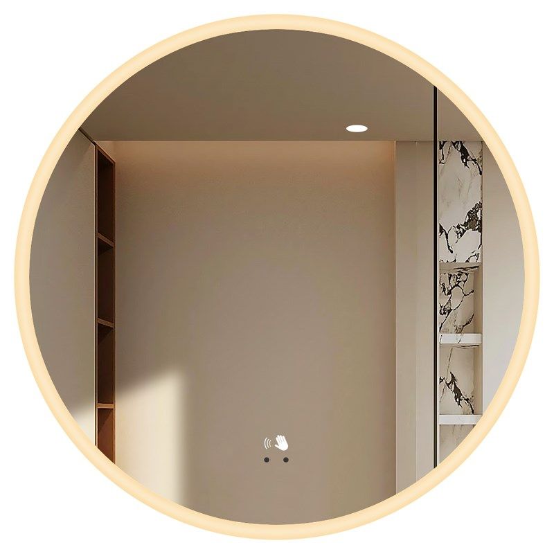 圆形智能镜子挂墙式卫生间浴室镜化妆带灯led防雾触摸屏发光壁挂,家装主材,浴室镜,淘宝优惠券,粉丝福利购,淘宝优惠卷