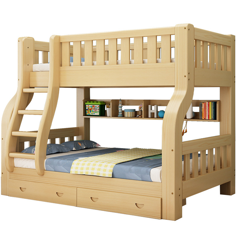 上下铺双层床全实木高低床儿童床上下床多功能子母床两层大人木床,住宅家具,高低/子母床,淘宝优惠券,粉丝福利购,淘宝优惠卷