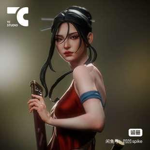 微缩模型 雕塑 gk  越南剑客