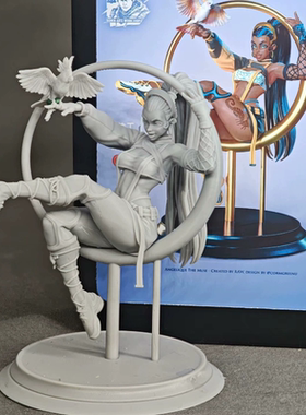 微缩模型雕塑 gk  Angelique 安吉丽克 赛博朋克罗宁艺术授权正版