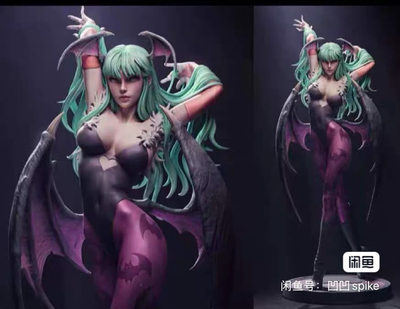 微缩模型 雕塑 莫瑞甘 Morrigan 烧鸡一只 CA3d 恶魔女