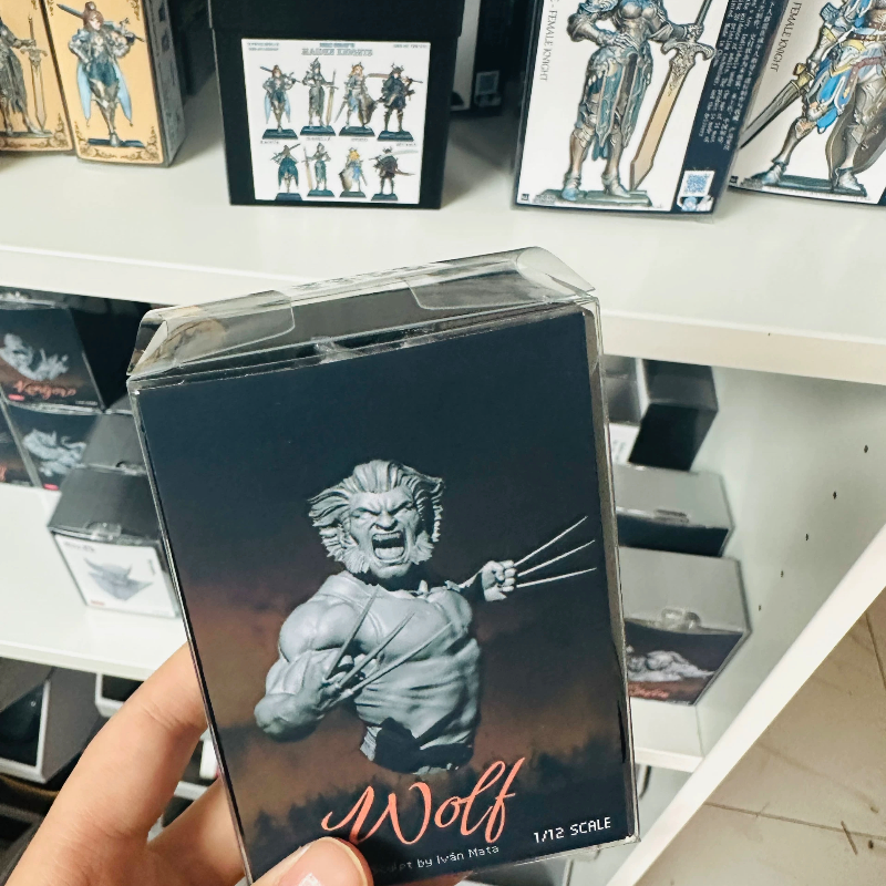 微缩模型 雕塑 胸像 半身像 金刚狼 ivan雕刻 发光哥同款雕刻师