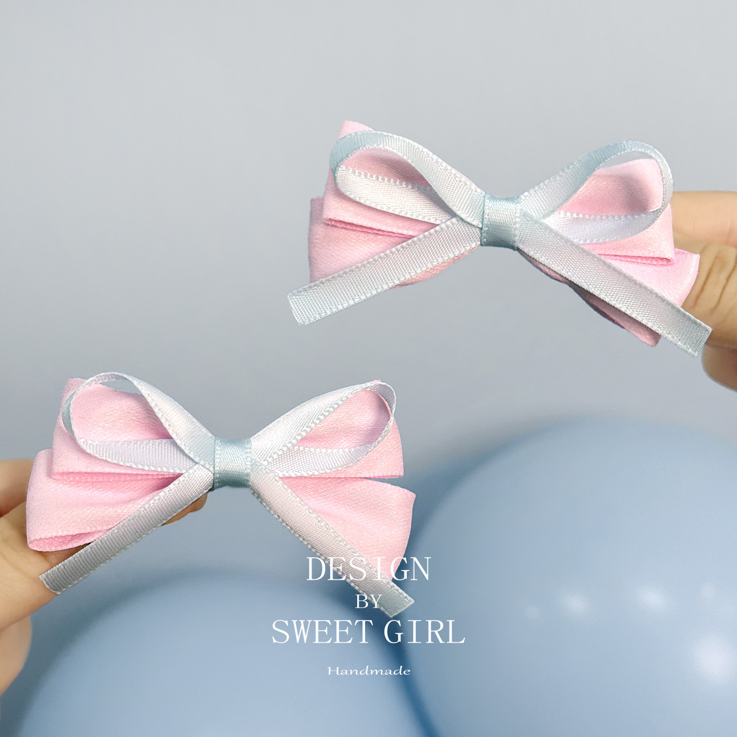 【3件8折】小清新蝴蝶结儿童发夹对夹刘海碎发夹子小女孩发饰新款