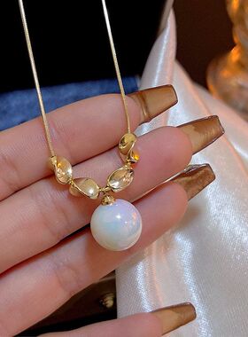 简约复古高级感锁骨女配饰ins链