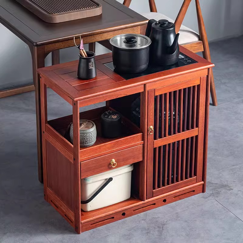 三石颂实木边柜茶水柜