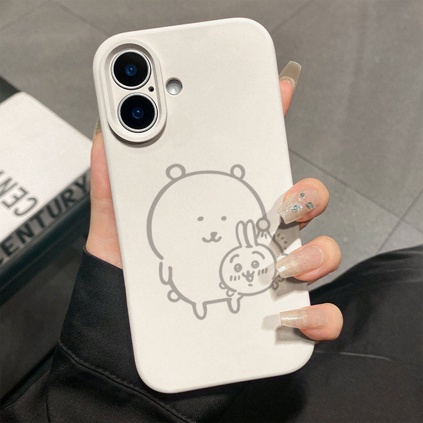抓乌萨奇自嘲熊适用于苹果17promax手机壳液态硅胶iPhone16pro保护套情侣15新款创意14超好看独特13全包12超