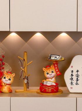 马年客厅摆件新房装饰品家居国潮马生肖马春节摆饰新年礼物马摆件