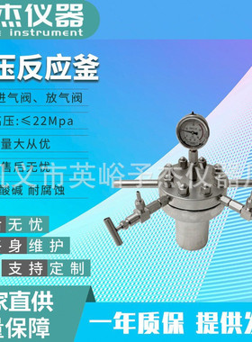 CF 简易釜1L 2L 3L 5L 反应釜 不锈钢釜 实验室釜