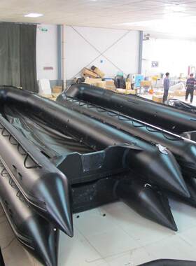 海H-4迈3.8米玻钢艇海帕龙锋舟冲钓鱼璃艇皮橡艇橡胶船