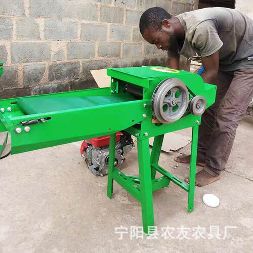 纸箱包装干湿两用铡草机220V50HZ铡草粉碎机家用4刀切铡机