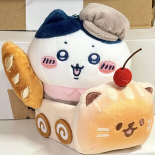 日本正版面包店店员系列乌萨奇热狗三明治小八吉伊玩偶挂件礼物