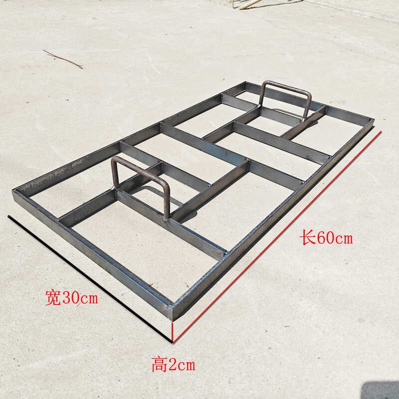仿古过道水泥地h面压花模具混凝土防滑路面施工钢材质花园广场庭