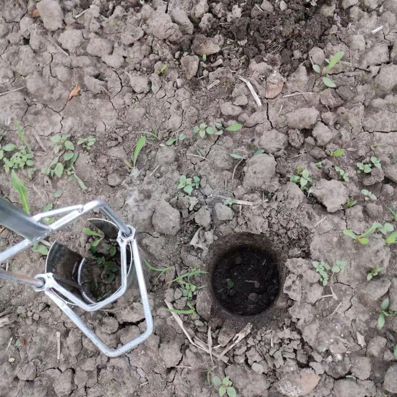 不锈钢移苗器移栽器大脚蹬舒适加密焊接补玉米苗耕种机W械双11大