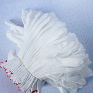 采茶手套电子厂针织尼龙手套线手套无尘手套演出S作业手套文玩手