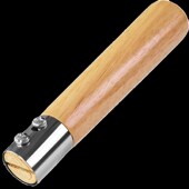 实木防烧b通用锅把手炒锅手柄配件防烫万能无孔单二三四孔木头把