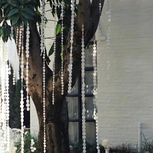 婚庆道具云母片天然贝壳圆片薄片婚礼装饰用品贝母片珠Z帘风铃珠