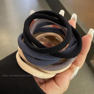 超大号10根装头发多发量发圈头绳扎丸子头K高弹力马尾绑发绳橡皮