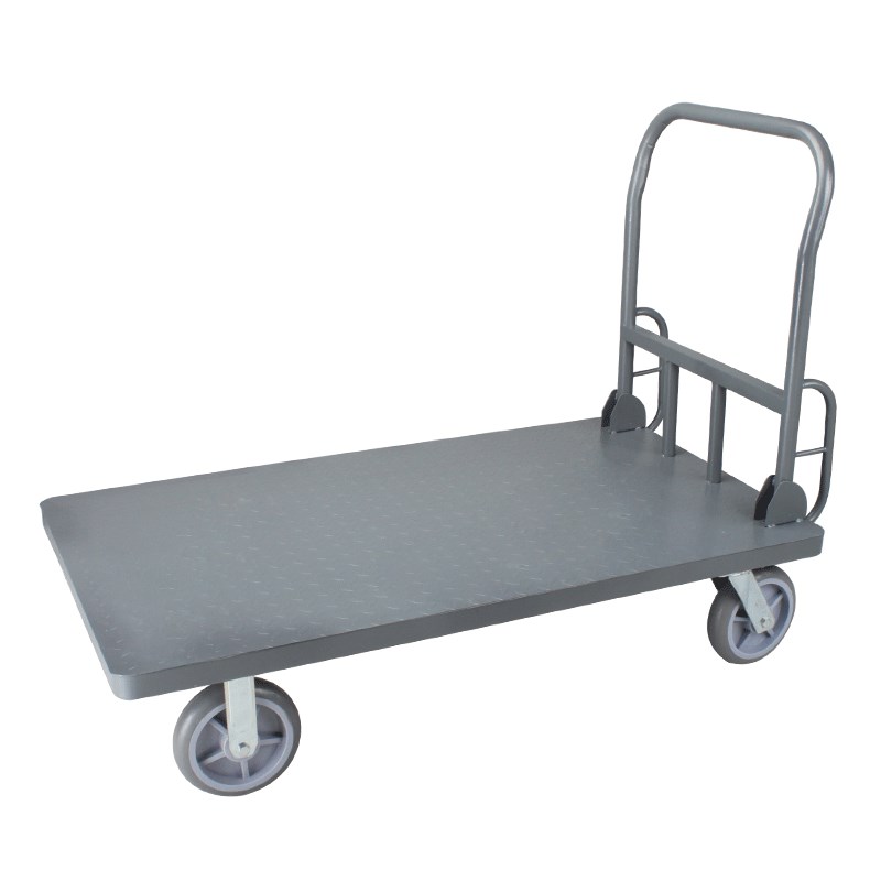 平板车货搬运车推货车拉货小推y车钢板拖车载重王静音手推四轮板